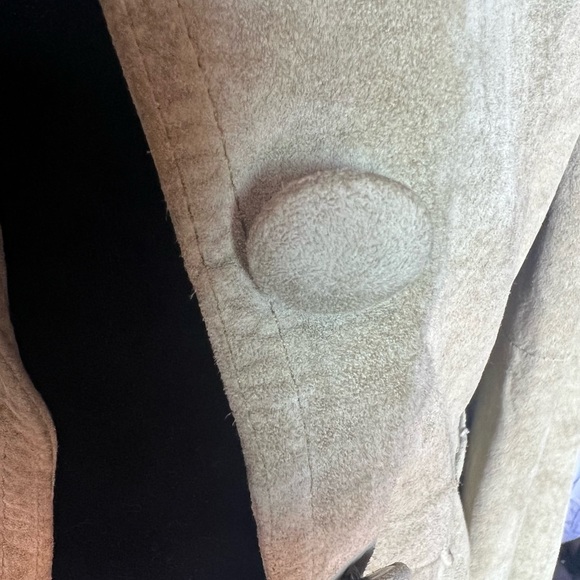 H&M green suede blazer jacket size 12 - Picture 5 of 8